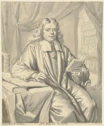 Portret dr. Hugo van der Helst w gabinecie