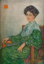 Portret pani J. Maltwood, ok. 1892-1906, 1906-7