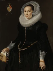 Portret Johanny Le Maire, żony Pietera van Son, ok. 1622-29 (olej na desce)