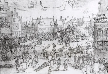 Śmierć spiskowców prochowych, 31 stycznia 1606 r. (rycina)