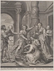 Achillesa i córek Lycomedesa, ca. 1620-26., ok. 1620-26. 1620-26.