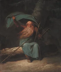 Ossian śpiewa swoją łabędzią pieśń, 1780-1782.