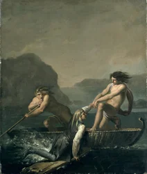Sceny z „Podziemnej podróży Nielsa Klima” barona Ludviga Holberga (1684-1754)