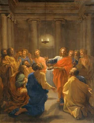 Jezus Chrystus ustanawiający Eucharystię ...