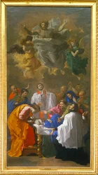 Święty Franciszek Ksawery przywraca do życia córkę mieszkańca Cangoximy w Japonii - Święty Franciszek Ksawery wskrzesza mieszkańca Cangoximy w Japonii ...