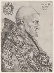 Portret papieża Piusa IV, połowa XVI w., połowa XVI w.