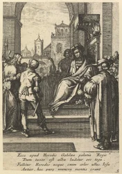 Chrystus przed Piłatem, z Męki Pańskiej, poł. XVII w.