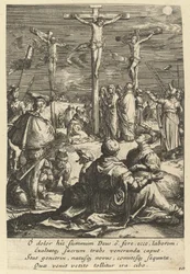 Chrystus na krzyżu, z Męki Pańskiej, połowa XVII wieku.