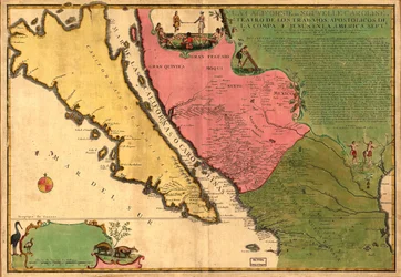 La Californie ou Nouvelle Caroline - teatr dzieł, dzieła apostolskie Compa. e Jesus in America Septe. LOC 98687119