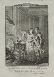 W Grocie Merlina Maga, 1771.