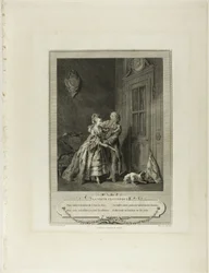 Niespodziewane wezwanie, z Monument du Costume Physique et Moral de la fin du Dix-huitième siècle