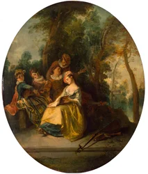 Koncert w parku”, 1738.