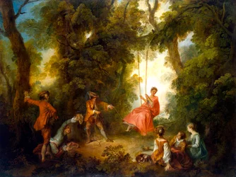 Huśtawka”, lata 30. XVIII w.