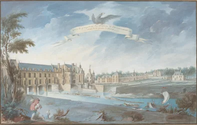 Widok i perspektywa zamku Chenonceaux