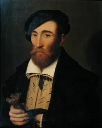 Portret mężczyzny (olej na płótnie)