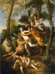 Pan i Syrinx: Syrinx (olej na płótnie)