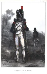 Wojny napoleońskie, armia francuska, piechota gwardii cesarskiej w pełnym stroju, 1845