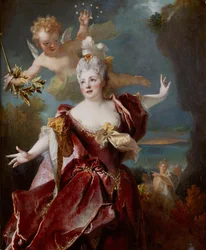 Portret Marii Anny de Châteauneuf, zwanej Mademoiselle Duclos, w roli Ariadny, ok. 1712