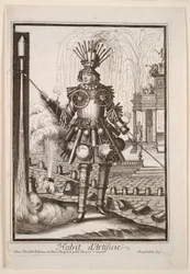 Kostiumy fantazyjne: Kostium twórcy fajerwerków 1690.