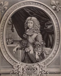 Ludwik francuski, Wielki Delfin, jako dziecko XVII wiek 1894