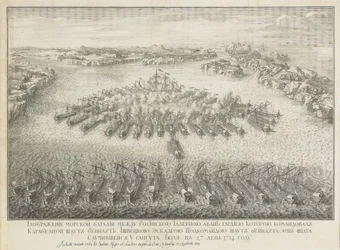 Bitwa morska pod Gangut 27 lipca 1714 r.