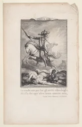 Canto 22, strofa 86, z Orlando Furioso, 1772., 1772.