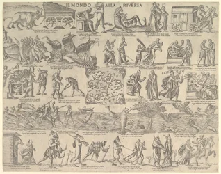 Świat wywrócony do góry nogami Świat wywrócony do góry nogami, 1552-79.