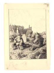 Ilustracja do „Ostrzeżenia na plaży i kantaru kościelnego”