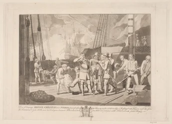 Christian IV w bitwie morskiej pod Fehmarn, 1644