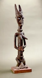 Figure of Onile, Iperu, Tsoede (brass)