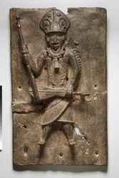 Tablica, prawdopodobnie 1500s-1600s (mosiądz)