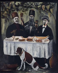Uczta w pergoli winnej