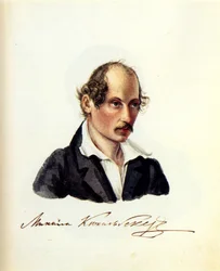Portret dekabrysty Michaiła Kuechelbeckera 1798-1859, 1831
