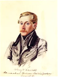 Portret dekabrysty Piotra Bielajewa 1804-1864, 1832-1833