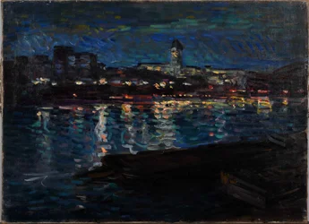 Sekwana nocą, ok. godz. 1905.