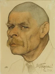 Portret autora Maksyma Gorkiego 1868-1939, 1921