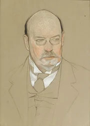 Portret malarza Ilji Ostrouchowa 1858-1929, 1923
