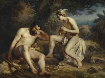 Argus usypiający Merkurego, 1864 r.