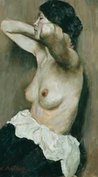 Półakt kobiecy