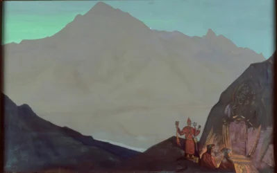 N.K.Roerich, Czenrezig, Tybet Zachodni