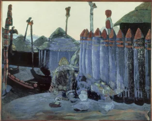 NK Roerich, świątynia pogańska