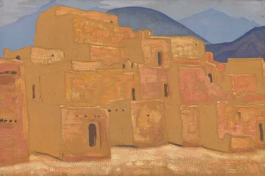 Taos Pueblo, Nowy Meksyk, ok. 1921