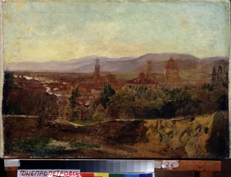 Florencja (Włochy) (Florencja). Obraz Nikołaja Nikołajewicza Ge (wesoły) (1831-1894), olej na płótnie