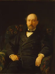 Portret poety Nikołaja Niekrasowa 1821-1877, 1872