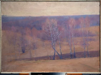 Printemps (Wiosna) - Obraz Nikołaja Pawłowicza Uljanowa (Ulianow) (1875-1949), olej na płótnie - Sztuka rosyjska, przełom XIX i XX wieku, modernizm - Regionalne Muzeum Sztuki, Kaługa (Rosja)