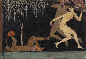 Scena bachanalijna, 1914