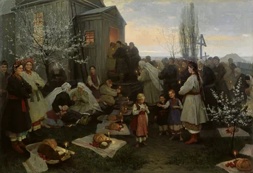 Jutrznia wielkanocna na Ukrainie