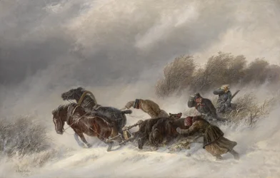 Powrót z polowania na niedźwiedzie, 1881