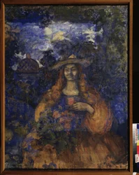 Projekt opery „Carmen” Georgesa Bizeta (1838-1875). Praca Nikołaja Nikołajewicza Sapunowa (Sapunowa) (1880-1912), tempera na płótnie, ok. 1905. Sztuka rosyjska, XX w., symbolika. Państwowe Muzeum Sztuki Republiki Kazachstanu, Ałmaty (Kazachstan).