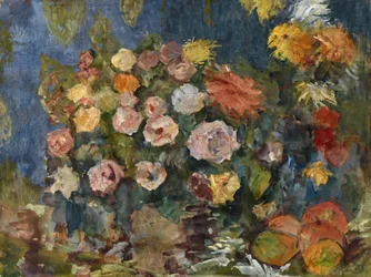 Martwa natura z kwiatami i owocami, 1907